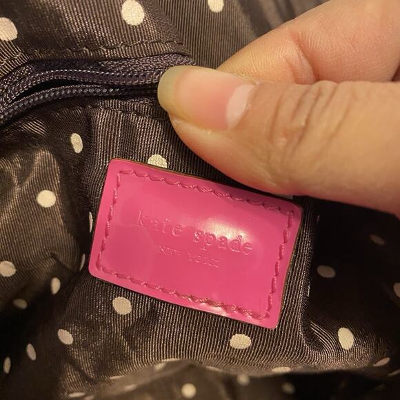 Kate Spade New York Colorful Stripe Multicolor Canvas ToteBag Interior Pocket - Picture 5 of 11